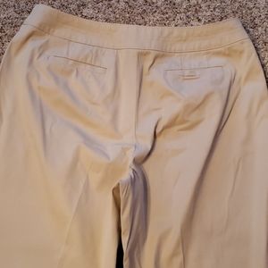 Talbots khaki cropped pants sz 12